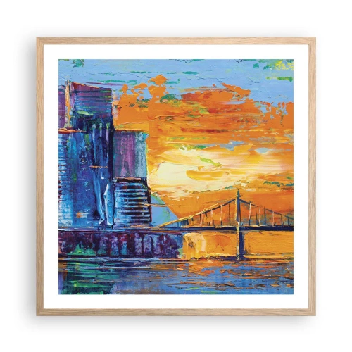 Plakat w ramie jasny dąb - Kultura i natura - 60x60 cm