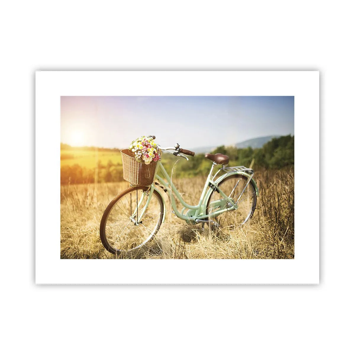 Plakat - Zostanę tu chwilę - 40x30 cm