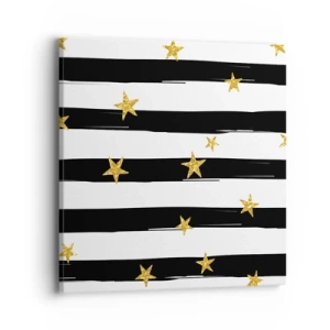 Obraz na płótnie - Wszyscy urodziliśmy się pod szczęśliwą gwiazdą - 40x40 cm