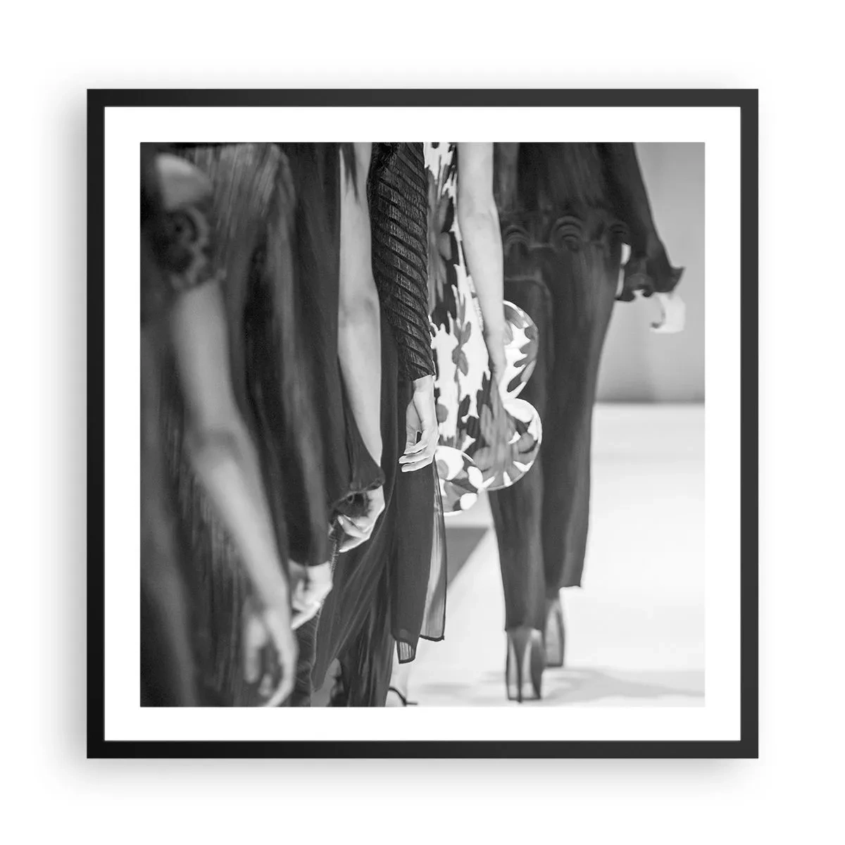 Plakat w czarnej ramie - Stylowa parada - 60x60 cm