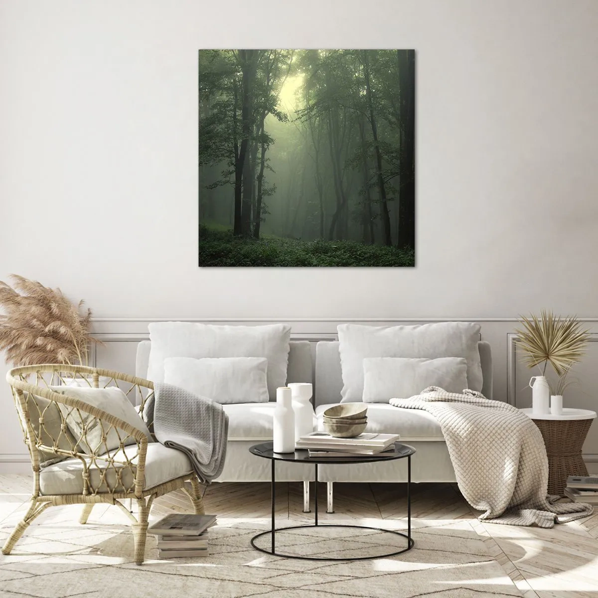 Obraz na szkle - Zanim się obudzi - 70x70 cm