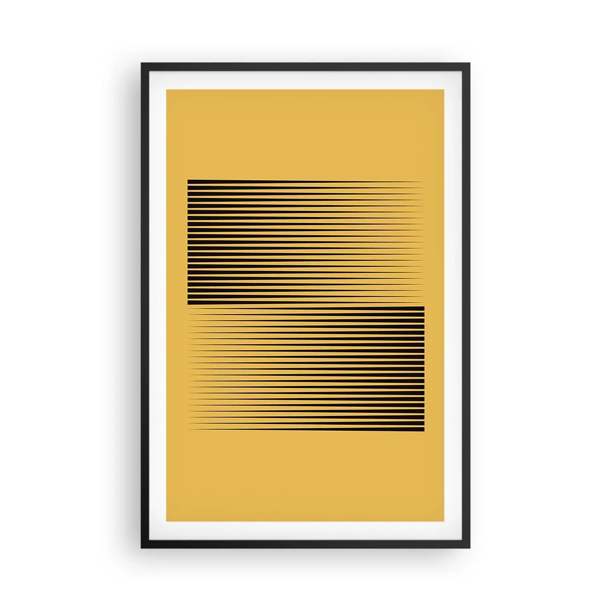 Plakat w czarnej ramie - Kwadratura przeciwieństw - 61x91 cm
