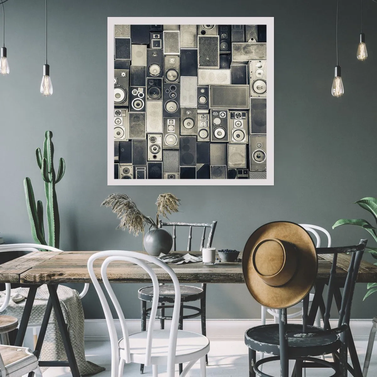 Plakat - I wszystko gra - 60x60 cm