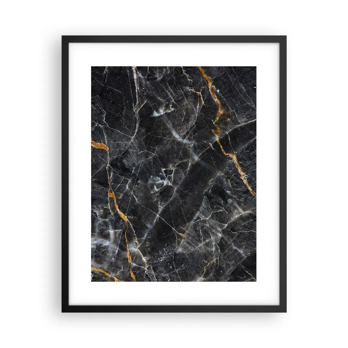 Plakat w czarnej ramie - Wewnętrzne życie kamienia - 40x50 cm