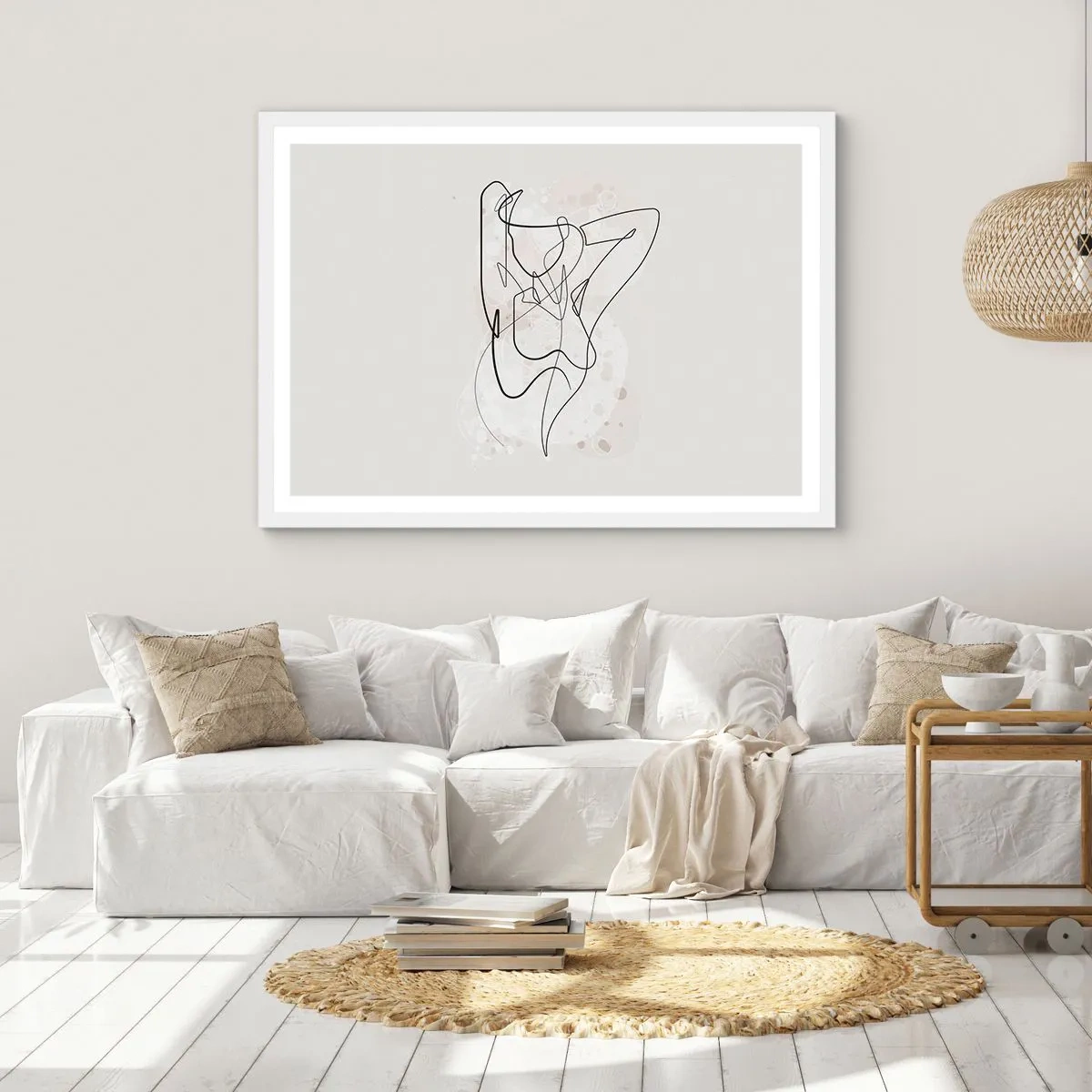 Plakat w białej ramie - Sztuka uwodzenia - 40x30 cm