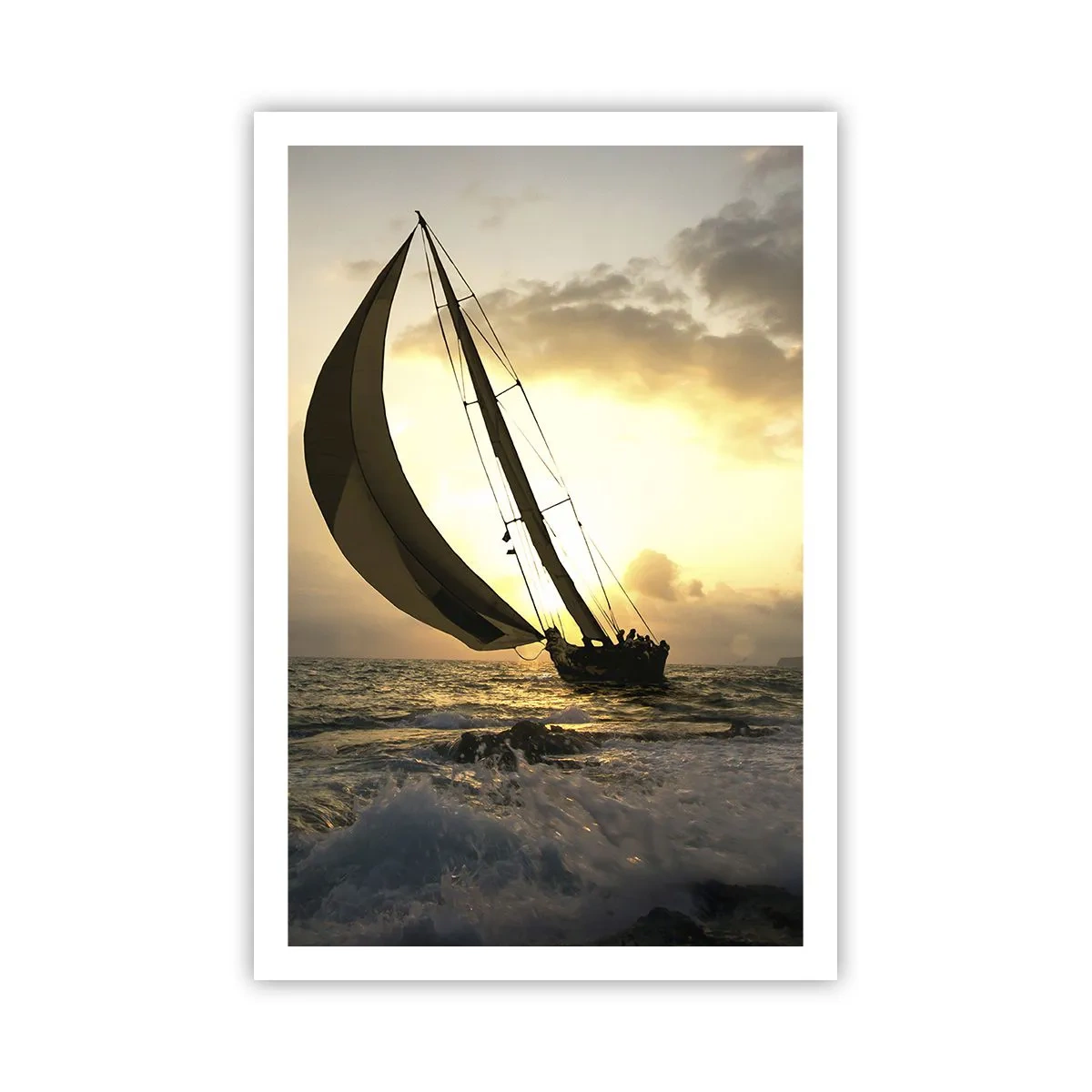 Plakat - Z wiatrem i pod wiatr - 61x91 cm
