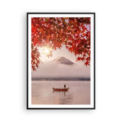 Plakat w czarnej ramie - W japońskim klimacie - 70x100 cm