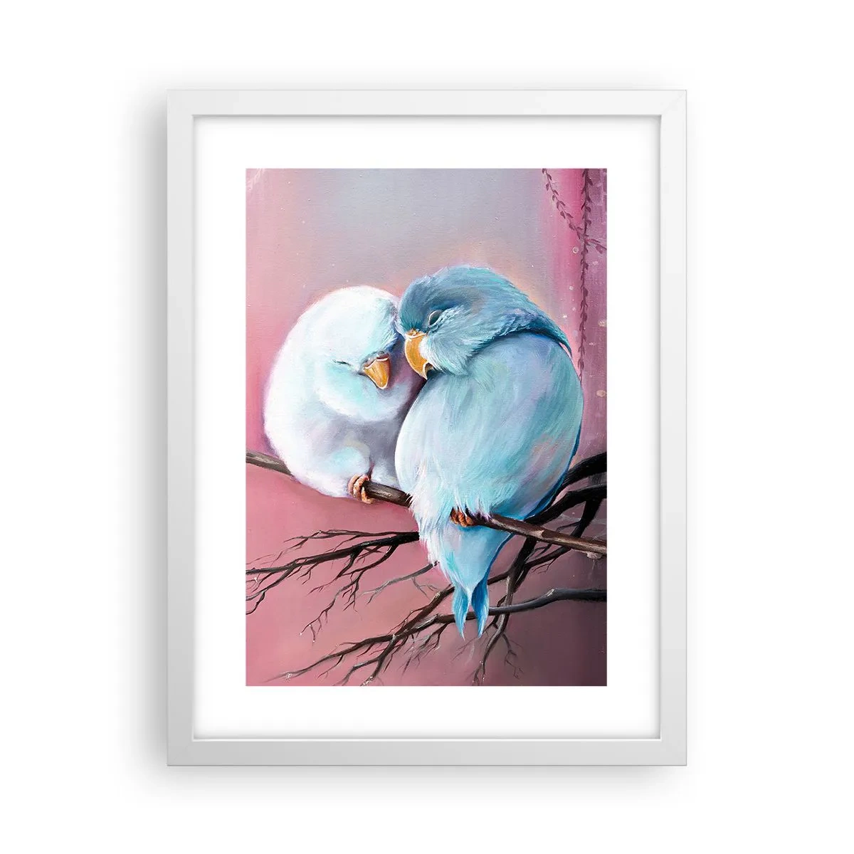 Plakat w białej ramie - Cóż tu dodać?… - 30x40 cm