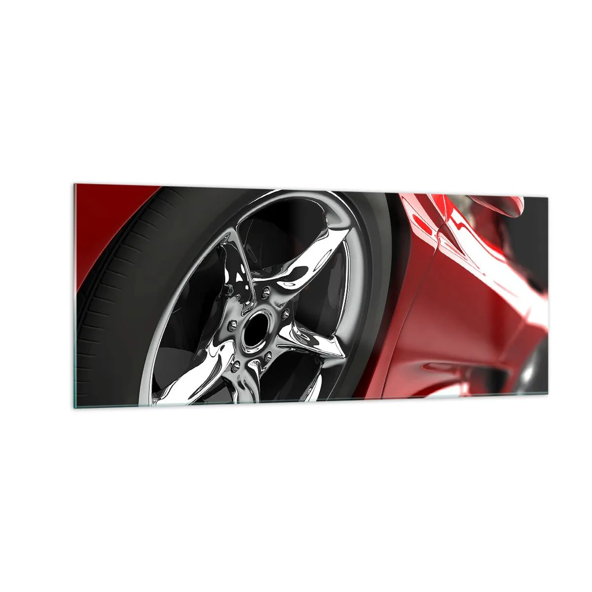 Obraz na szkle - Stworzony do szybkości - 100x40 cm