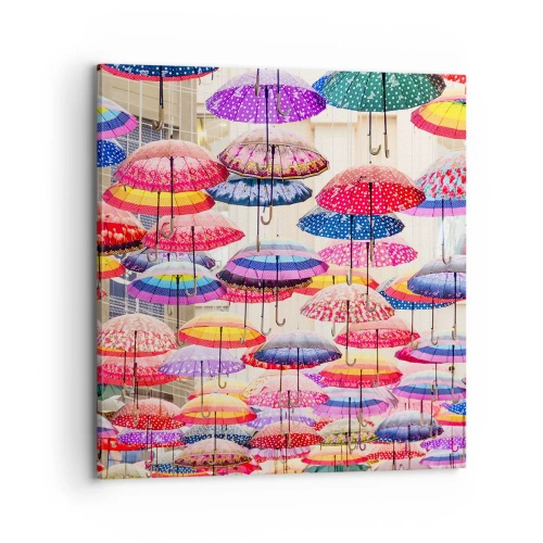 Obraz na płótnie - Miejska łąka - 70x70 cm