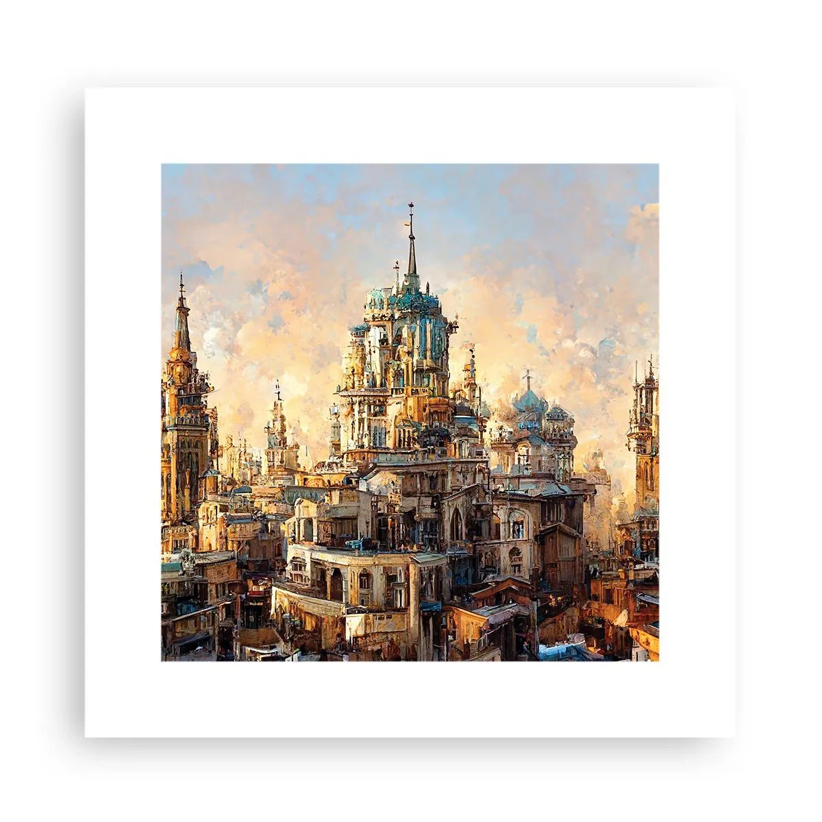 Plakat - Miasto miast - 30x30 cm