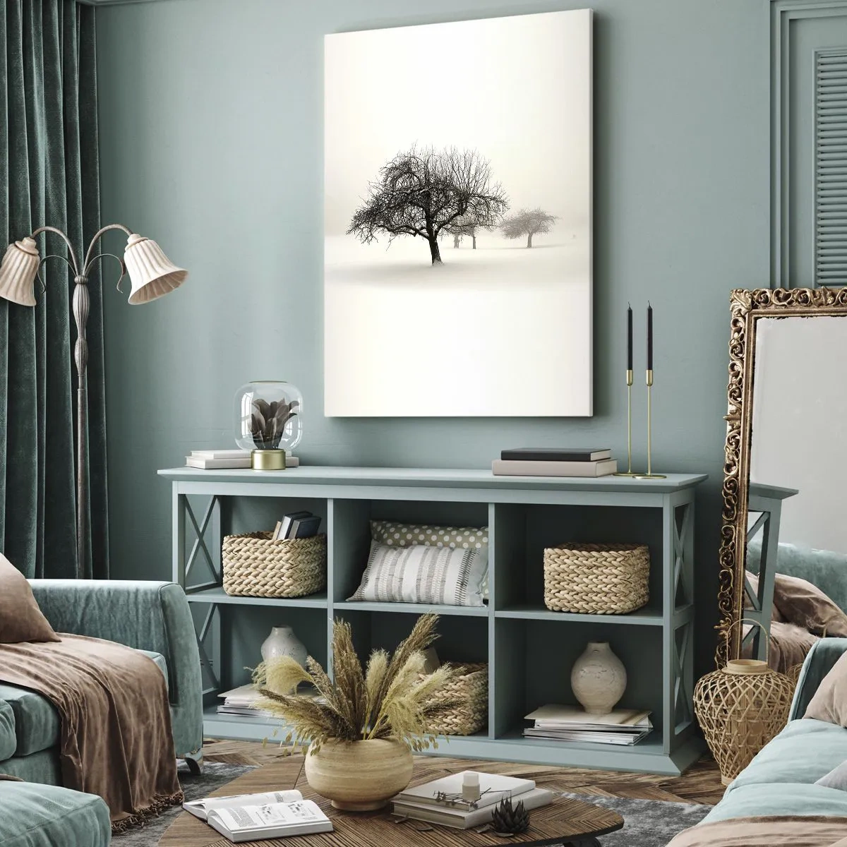 Obraz na płótnie - Zimowy sen - 55x100 cm