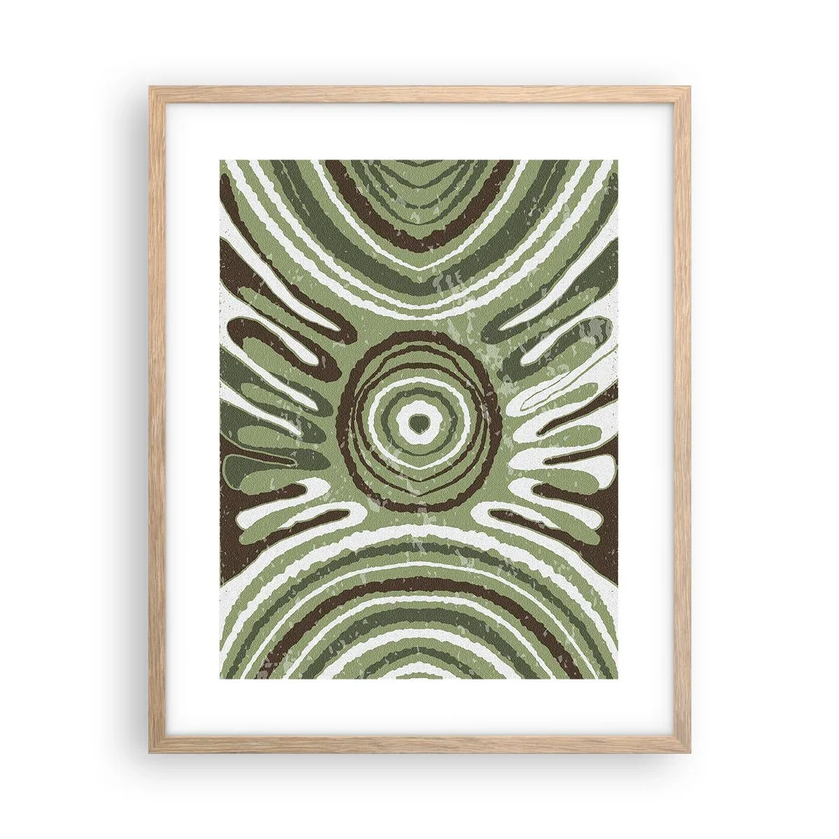 Plakat w ramie jasny dąb - Eksplozja emocji - 40x50 cm