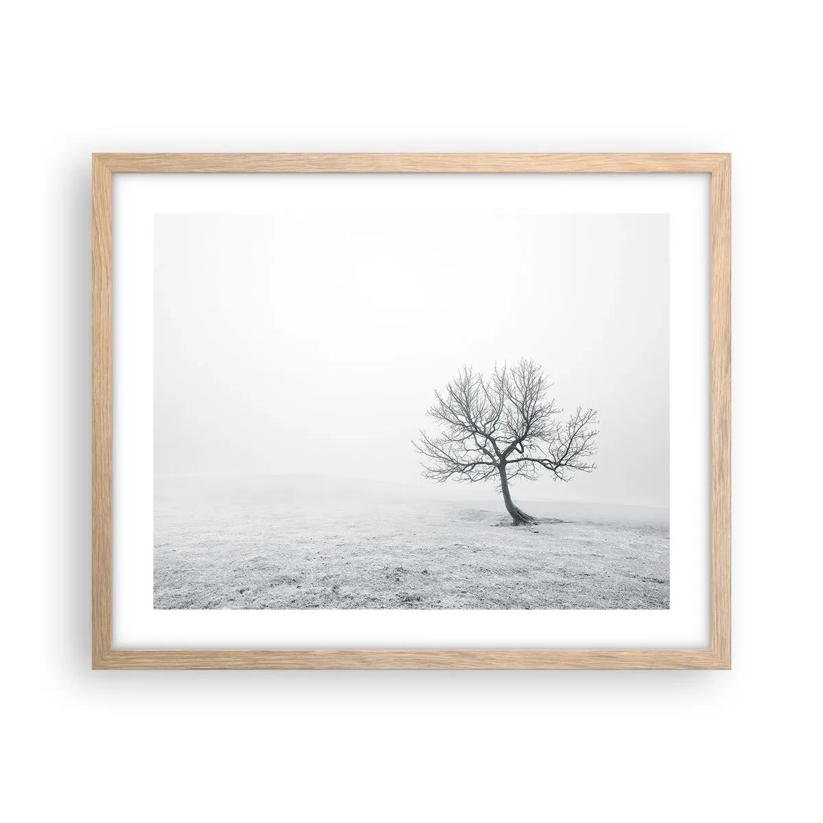 Plakat w ramie jasny dąb - Przeciw nicości - 50x40 cm