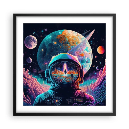 Plakat w czarnej ramie - Filozofom się nie śniło - 50x50 cm