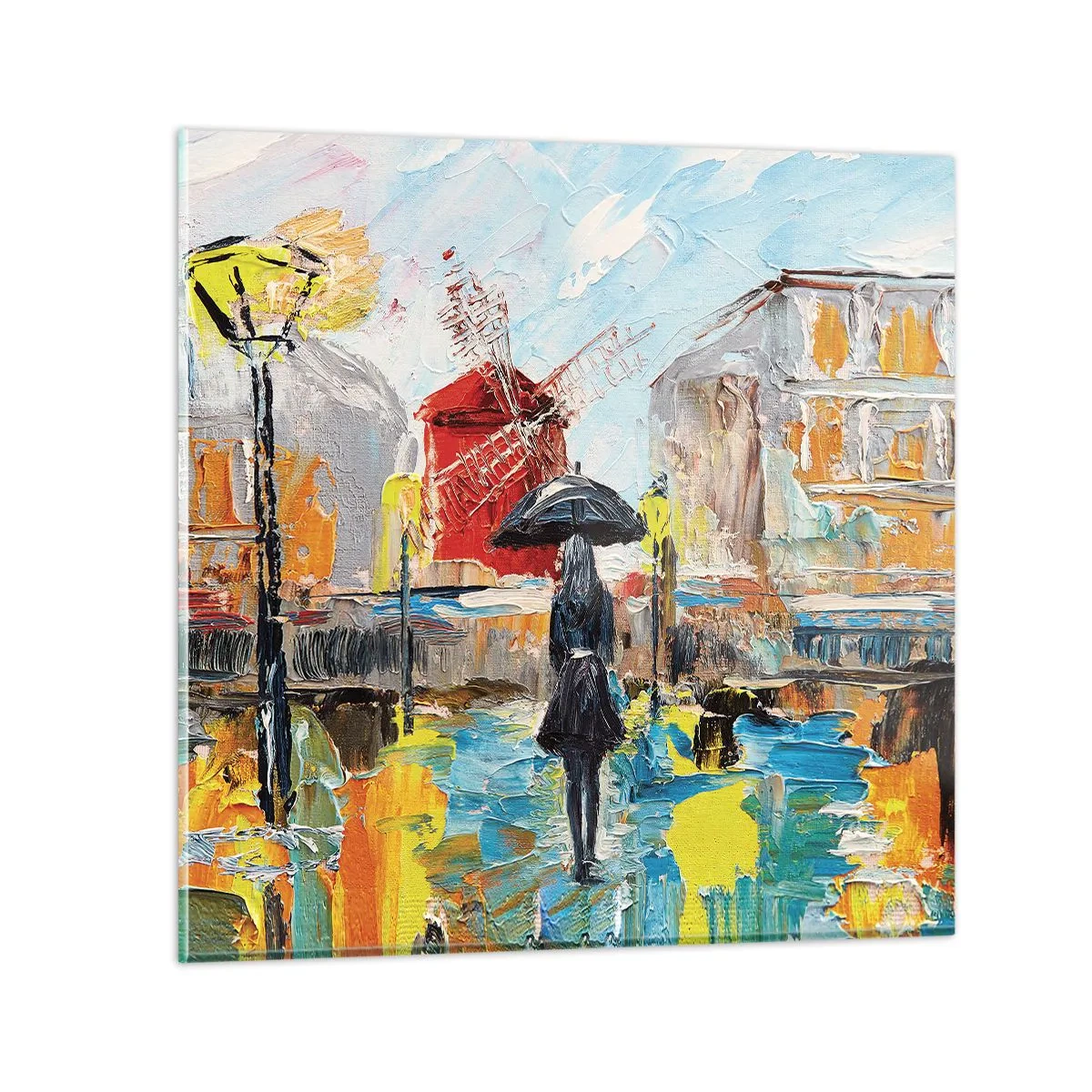 Obraz na szkle - Paryskie legendy - 40x40 cm