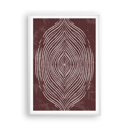 Plakat w białej ramie - Przestrzeń mówi - 70x100 cm