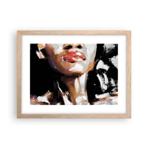 Plakat w ramie jasny dąb - Duma bez uprzedzeń - 40x30 cm