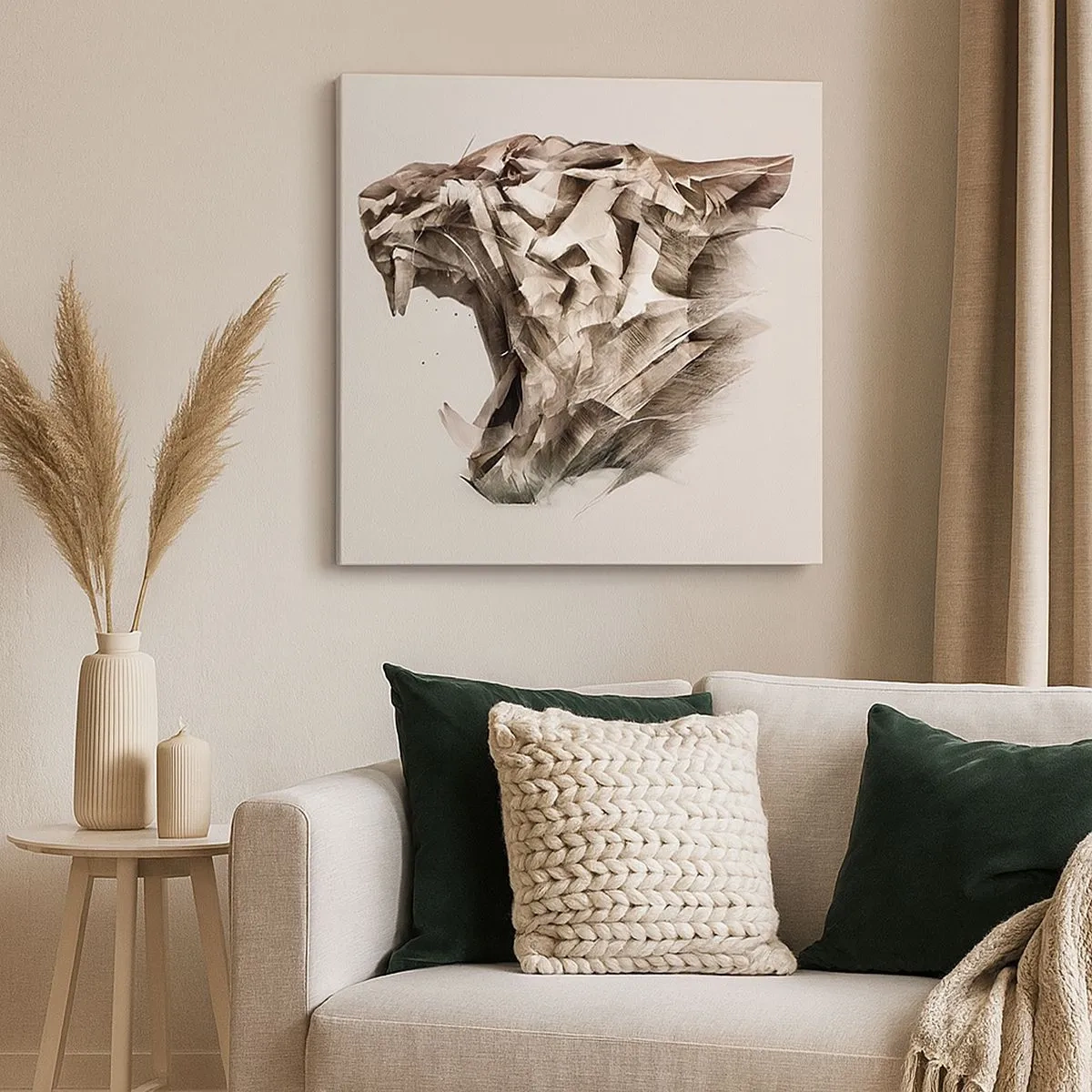 Obraz na płótnie - Już wiesz, kto rządzi - 30x30 cm