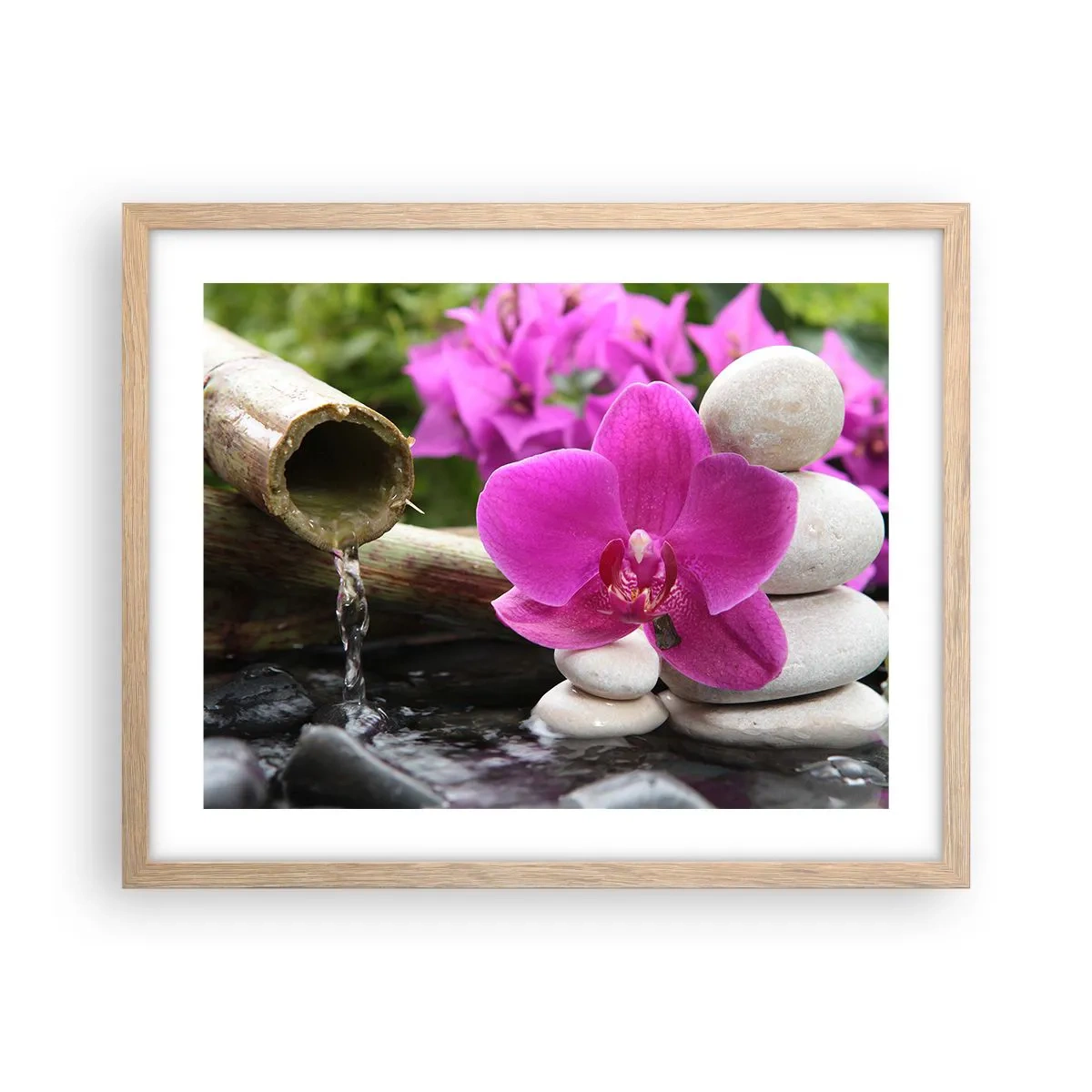 Plakat w ramie jasny dąb - Już odpoczywasz - 50x40 cm