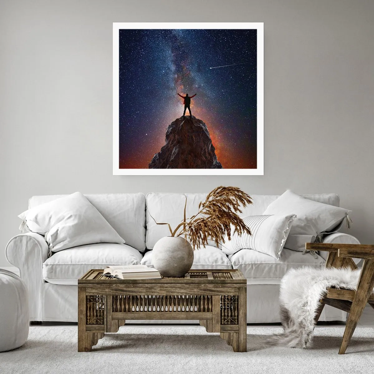 Plakat - Moc jest ze mną! - 60x60 cm