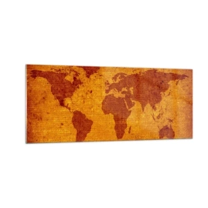 Obraz na szkle - Zaproszenie do podróży - 100x40 cm