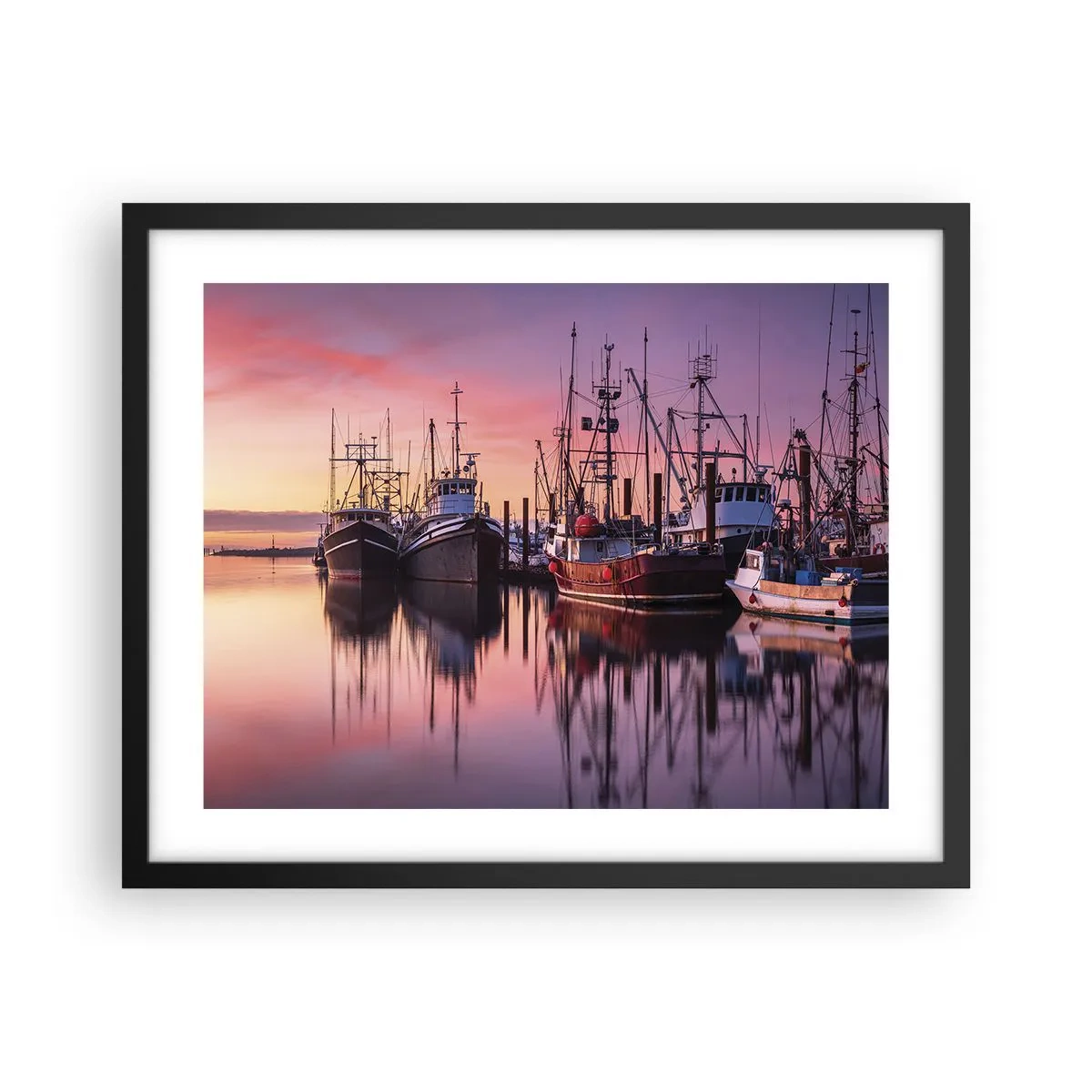 Plakat w czarnej ramie - Przed kolejnym dniem - 50x40 cm