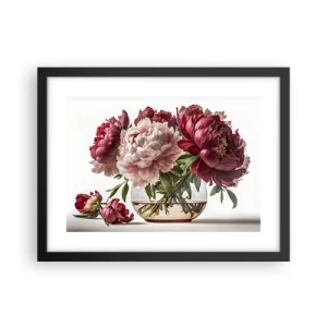 Plakat w czarnej ramie - W pełnym rozkwicie urody - 40x30 cm