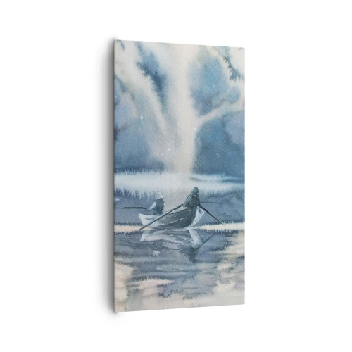 Obraz na płótnie - Wędkarze w swoim raju - 65x120 cm