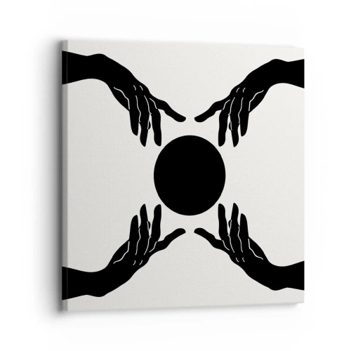 Obraz na płótnie - Tajemny znak - 30x30 cm