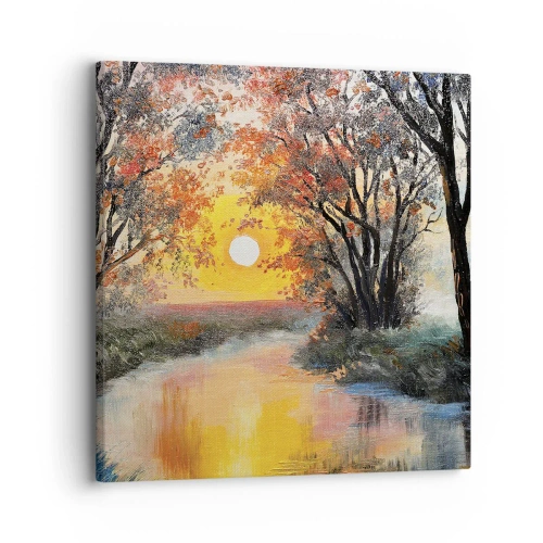 Obraz na płótnie - Jesienne klimaty - 30x30 cm