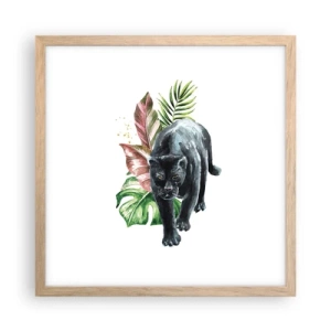 Plakat w ramie jasny dąb - Dzikość serca - 40x40 cm