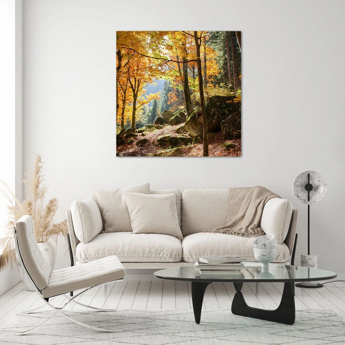 Obraz na szkle - Czas na odpoczynek - 70x70 cm