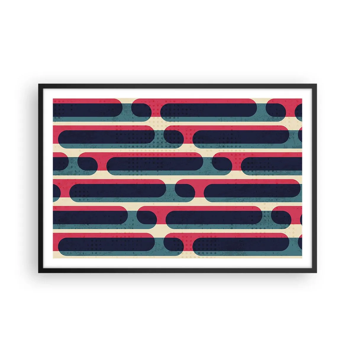 Plakat w czarnej ramie - W głąb i do przodu - 91x61 cm