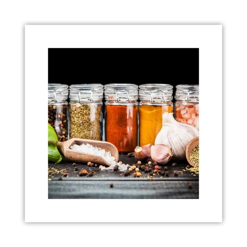 Plakat - Żeby życie miało smak - 30x30 cm