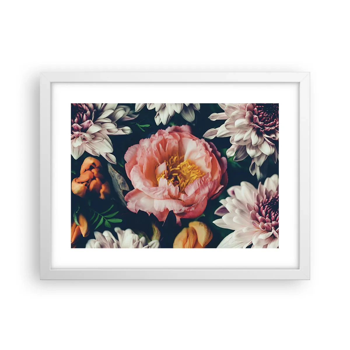 Plakat w białej ramie - Z barokowym przepychem - 40x30 cm