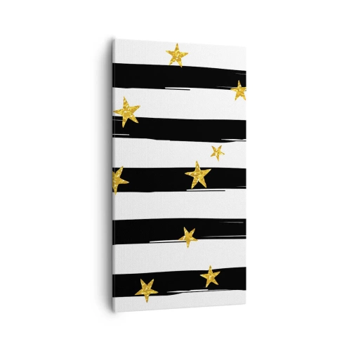 Obraz na płótnie - Wszyscy urodziliśmy się pod szczęśliwą gwiazdą - 55x100 cm