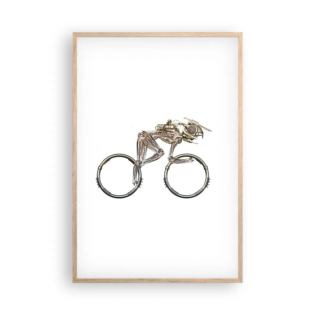 Plakat w ramie jasny dąb - Wspaniała maszyna - 61x91 cm