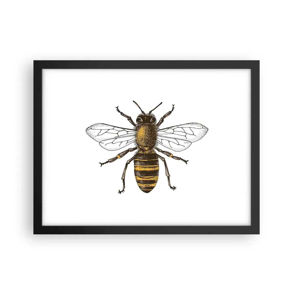 Plakat w czarnej ramie - Piękna i dobra - 40x30 cm