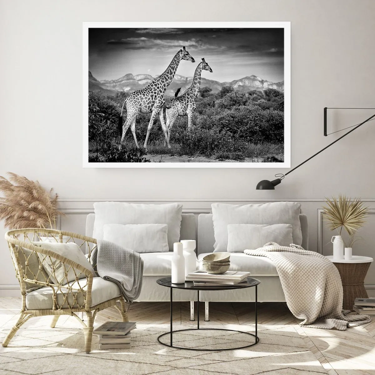 Plakat - Wyższe sfery w Afryce - 70x50 cm