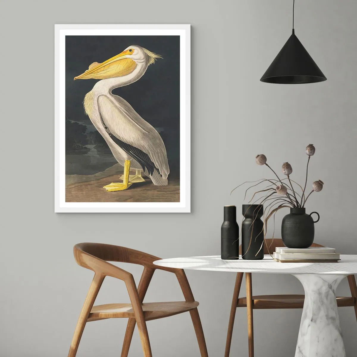 Plakat w białej ramie - Pełen dumy - 70x100 cm