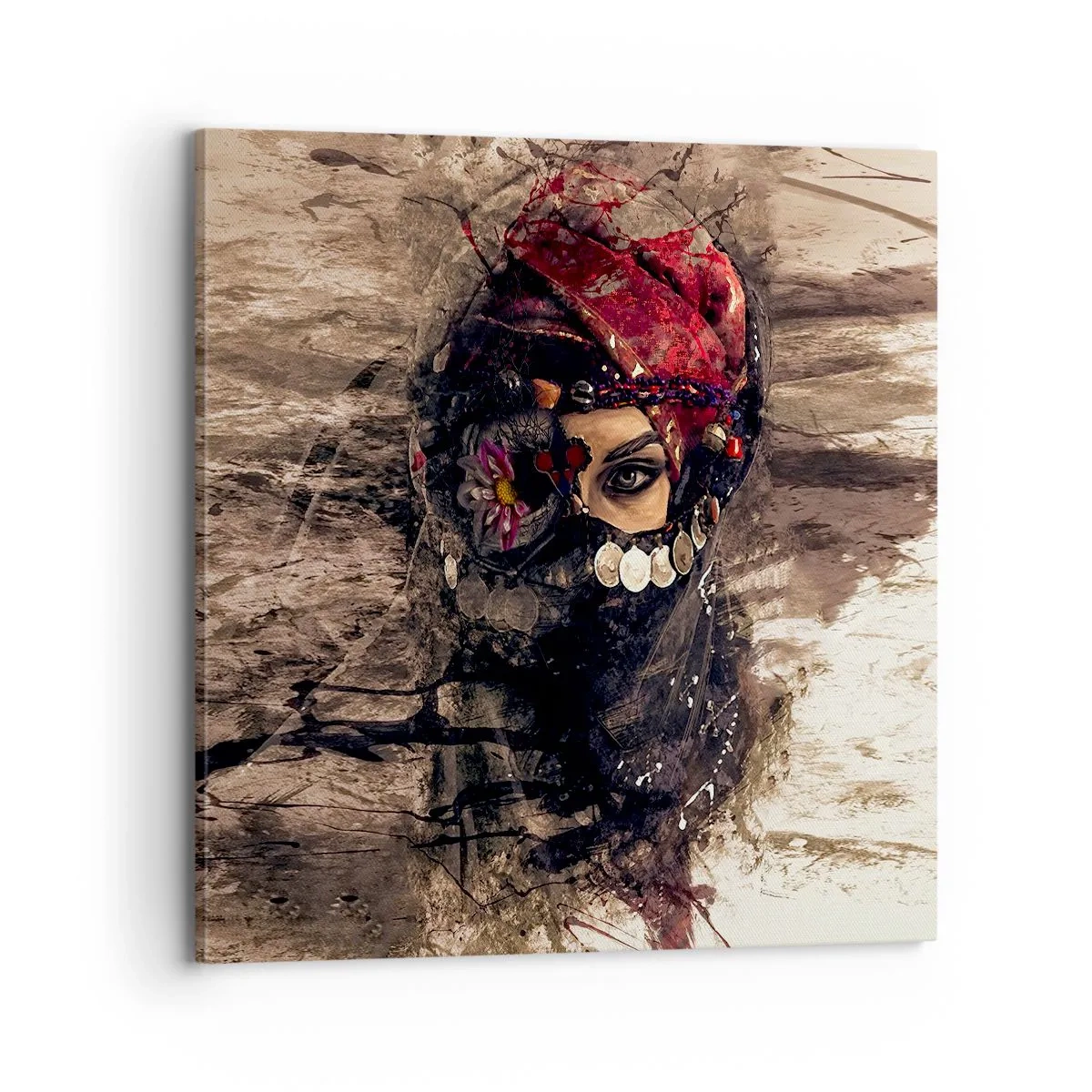 Obraz na płótnie - Co najmniej niepokojąca - 70x70 cm