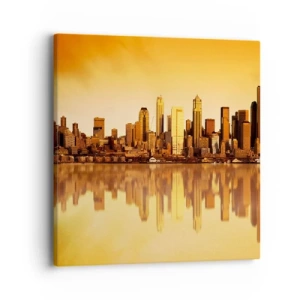 Obraz na płótnie - Cisza metropolii - 40x40 cm