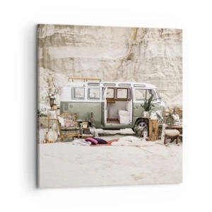 Obraz na płótnie - Podróż czas zacząć - 50x50 cm