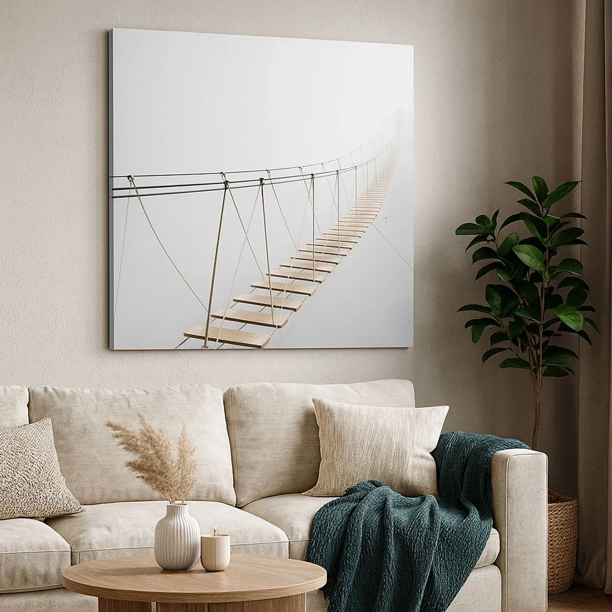 Obraz na płótnie - Dokąd cię zaprowadzi? - 30x30 cm