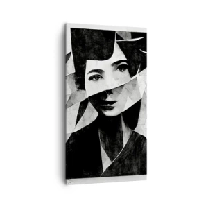 Obraz na płótnie - Naprawdę jaka jesteś… - 45x80 cm