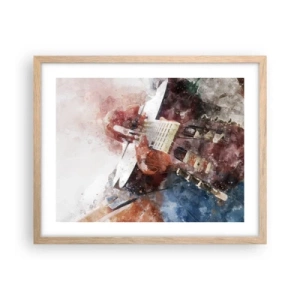 Plakat w ramie jasny dąb - I co o tym myślisz? - 50x40 cm