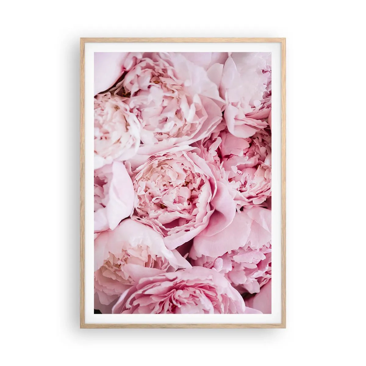 Plakat w ramie jasny dąb - Przytulone i pachnące - 70x100 cm