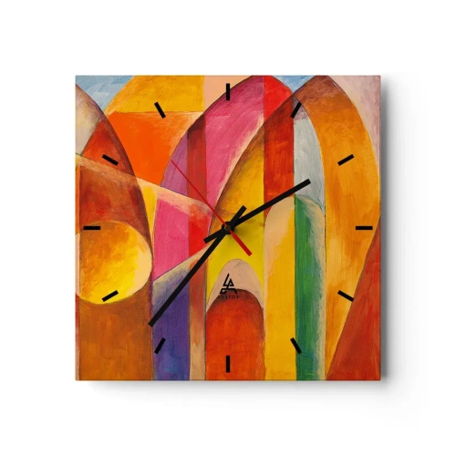Zegar ścienny - Katedra słońca - 40x40 cm
