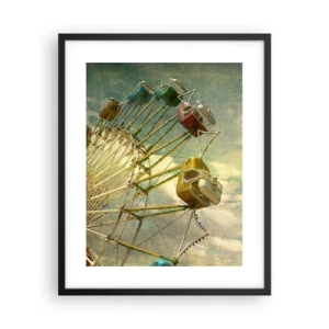 Plakat w czarnej ramie - Będzie, będzie zabawa… - 40x50 cm